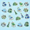 20Pcs 10 Styles Camping Equipment Series Alloy Enamel Pendants FIND-YW0007-24-2