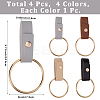 4Pcs 4 Colors PU Leather Towel Holder HJEW-CN0001-35-2