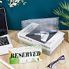 24Pcs Acrylic Table Number Sign Tent Holder AJEW-BC0009-71-4
