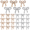 36Pcs 6 Styles Zinc Alloy Crystal Rhinestone Pendants FIND-PH0024-78-1