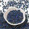 Transparent Inside Colours Glass Seed Beads SEED-H002-A-C215-2