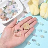80Pcs 8 Colors Baking Varnish Glass Beads Strand GLAA-YW0004-02-4