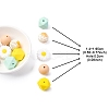 5 Styles Food Grade Eco-Friendly Silicone Beads SIL-FS0001-25-4