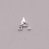 Letter A~Z Alloy Rhinestone Cabochons MRMJ-WH0072-92A-3