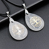 Natural Quartz Crystal Pendant Necklaces FS-WG13773-02-1
