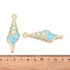 Alloy and Enamel Big Pendants PALLOY-T092-88A-3