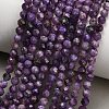 Natural Charoite Beads Strands GG-CBA77FB-B02-4mm-1