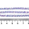 Electroplate Glass Beads Strands GLAA-Q105-04A-4