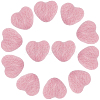 12Pcs Heart Wool Needle Felting Decoration DIY-SC0030-14A-1