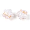 Transparent Resin Enamel Beads RESI-N043-02A-2