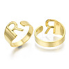 Alloy Cuff Finger Rings X-RJEW-S038-195R-G-NR-1