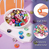 120Pcs 4 Styles Transparent & Opaque Large Hole Acrylic European Beads PACR-TA0001-14-4