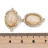 Natural Moonstone Faceted Oval Links G-B126-07G-12-3