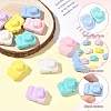 12Pcs 6 Colors Opaque Acrylic Beads MACR-YW0004-66-3