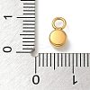 Ion Plating(IP) 304 Stainless Steel with Rhinestone Charms STAS-G351-13G-01-3