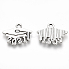 Tibetan Style Alloy Pendants TIBE-R316-145AS-RS-1