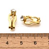 316 Surgical Stainless Steel Rhinestone Clip-on Earring Settings STAS-F311-13G-3