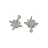 304 Stainless Steel Pendant Rhinestone Settings STAS-Z144-02P-02-2