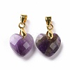 Natural Amethyst Pendants G-C023-07C-2