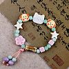 Handmade Porcelain Beaded Charm Bracelets FS-WG45621-02-1