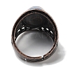 Opalite Oval Adjustable Rings RJEW-K271-06R-19-4