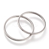 Non-Tarnish 304 Stainless Steel Plain Band Rings LS-RJEW-B0006-7-02P-2