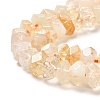 Heated Natural Citrine Beads Strands G-N327-05-22-4