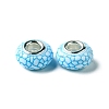 Opaque Resin European Beads RESI-C055-01C-2