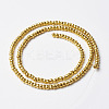 Non-magnetic Synthetic Hematite Beads Strands X-G-P262-29-2x3mm-G-2