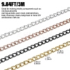 3m Aluminium Twisted Curb Chains CHA-YW0001-04S-6