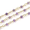 Natural Amethyst Handmade Beaded Chains CHC-K008-A06-3