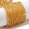Electroplate Transparent Glass Beads Strands LS-EGLA-A035-T3mm-L17-1