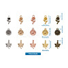 Tibetan Style Alloy Pendants PALLOY-TA0001-72-21