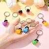 7Pcs Resin Duck Pendant Keychain KEYC-YW00225-3
