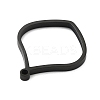 Ion Plating(IP) 304 Stainless Steel Open Back Bezel Pendants STAS-K208-18B-2