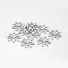 Tarnish Resistant Original Color Flower 201 Stainless Steel Pendants X-STAS-C014-1-1