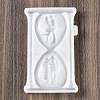Valentine's Day Sandglass with Couple DIY Wall Decoration Statue Silicone Molds SIL-F007-11-2