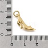 Brass Micro Pave Cubic Zirconia Pendants KK-D431-075B-03-3
