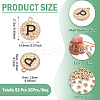 52 Pcs Alloy Enamel Pendants ENAM-TA0003-77-4