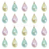 40Pcs 4 Colors Rainbow Iridescent Plating Acrylic Pendants MACR-CJ0001-59-1