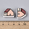 Printed Opaque Resin Beads RESI-N043-09B-02-4