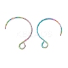 Rainbow Color Ion Plating(IP) 316 Surgical Stainless Steel Earring Hooks STAS-D183-03M-02-2