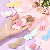 50Pcs 10 Styles Wing Imitation Rabbit Hair Ornament Accessories DIY-SC0032-27-4