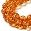 Resin Imitation Amber Beads Strands X-RESI-Z017-01B-3