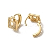 KC Gold Plated Brass Micro Pave Cubic Zirconia Hoop Earring EJEW-L271-01KCG-01-2