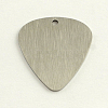 Tarnish Resistant 201 Stainless Steel Teardrop Stamping Blank Tag Pendants STAS-R064-07-2