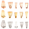 60Pcs 15 Style Ion Plating(IP) 304 Stainless Steel Snap On Bails STAS-OC0001-09-1
