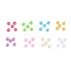 8 Color Plating Eco-Friendly Poly Styrene Acrylic Beads SACR-X0015-06-8mm-2