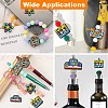 20Pcs 5 Styles Food Grade Eco-Friendly Silicone Beads SIL-CJ0002-85-7