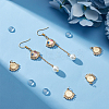 8Pcs 304 Stainless Steel Pendant Cabochon Settings DIY-UN0055-93-2